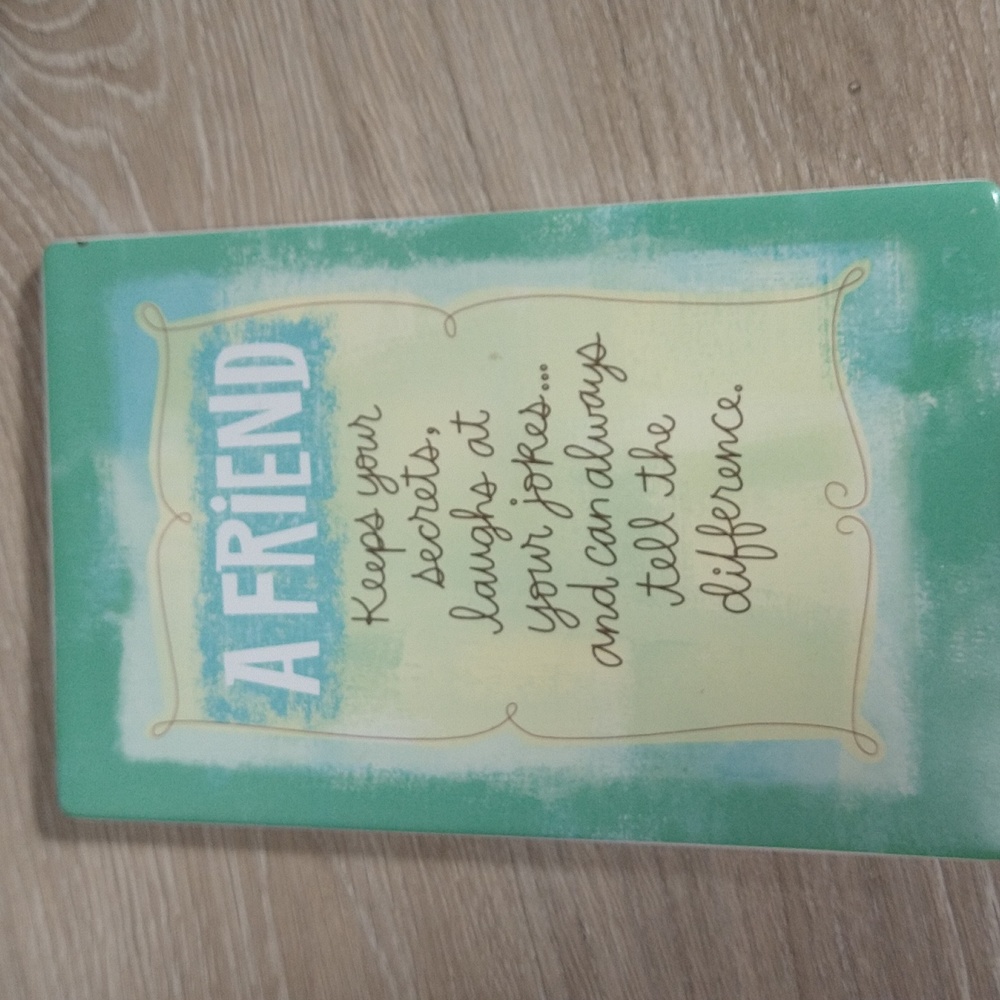 Hallmark Friendship Plaque